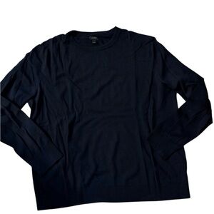 J. Crew Italian Merino Navy Blue Sweater